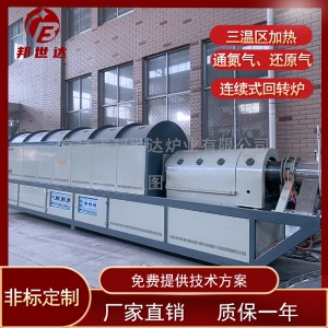 邦世達 連續式回轉爐 磷酸鐵鋰回轉爐  冶金旋轉爐